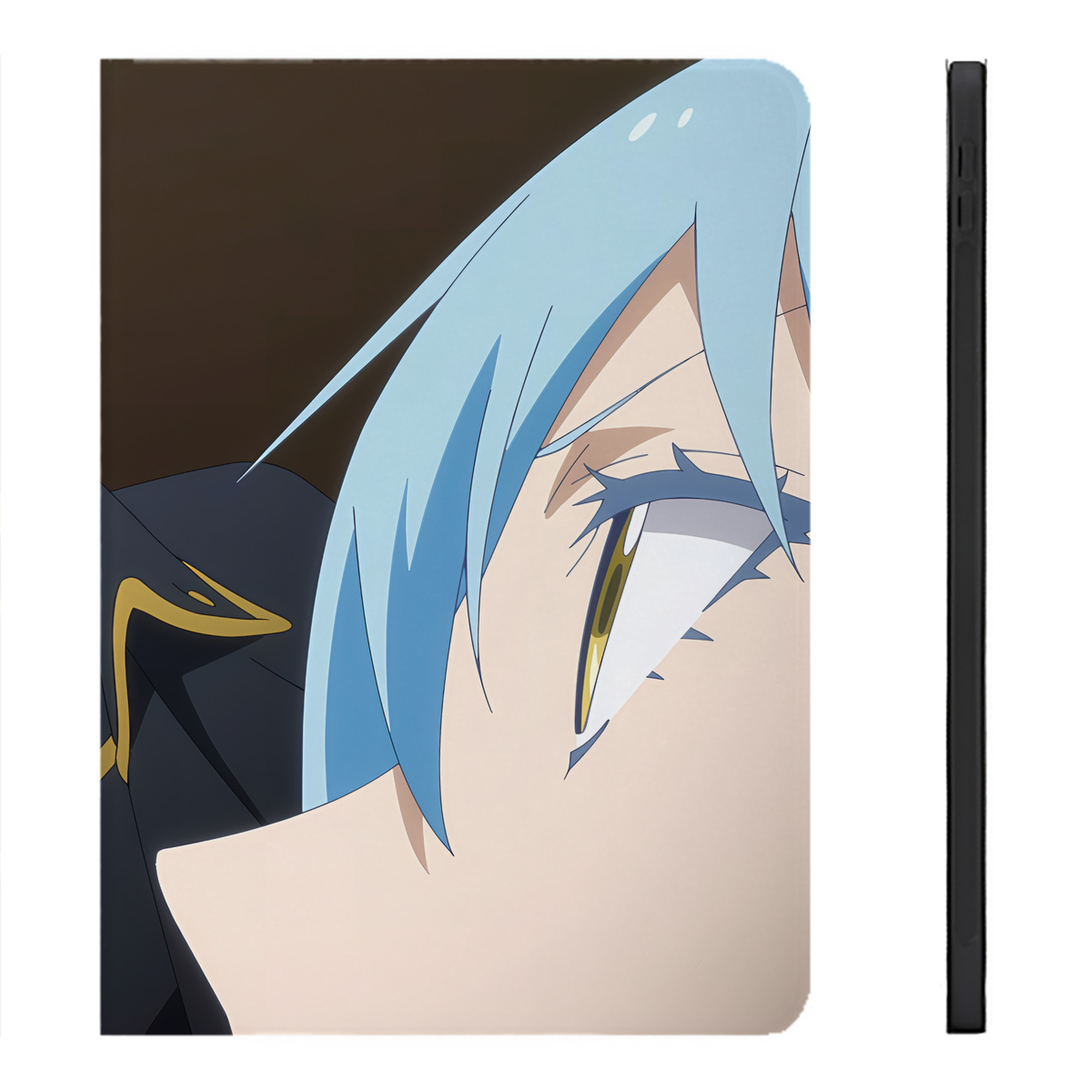 （画像用） 転スラ Regarding Reincarnated to Slime IPadケース ペンホルダー付き ブックスタイルデザイン